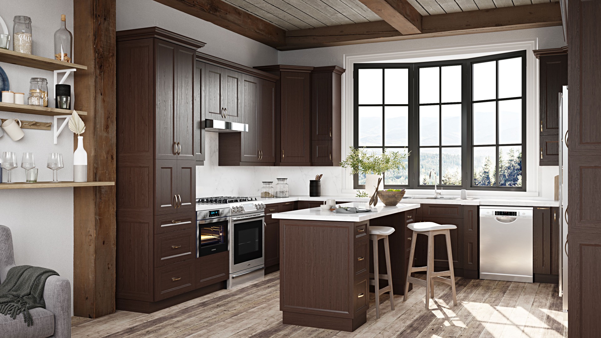 Java full kitchen view