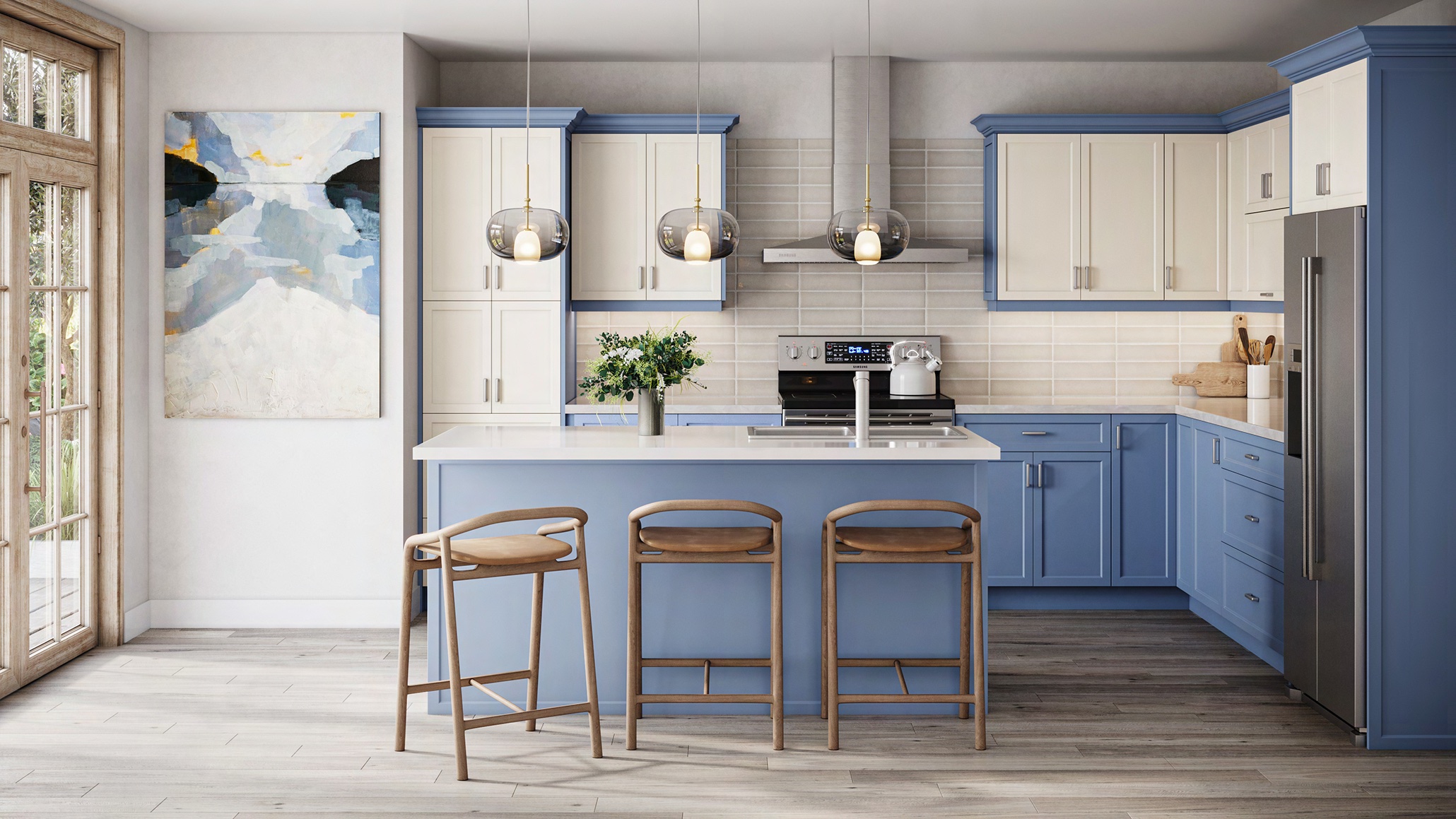 Alby blue kitchen