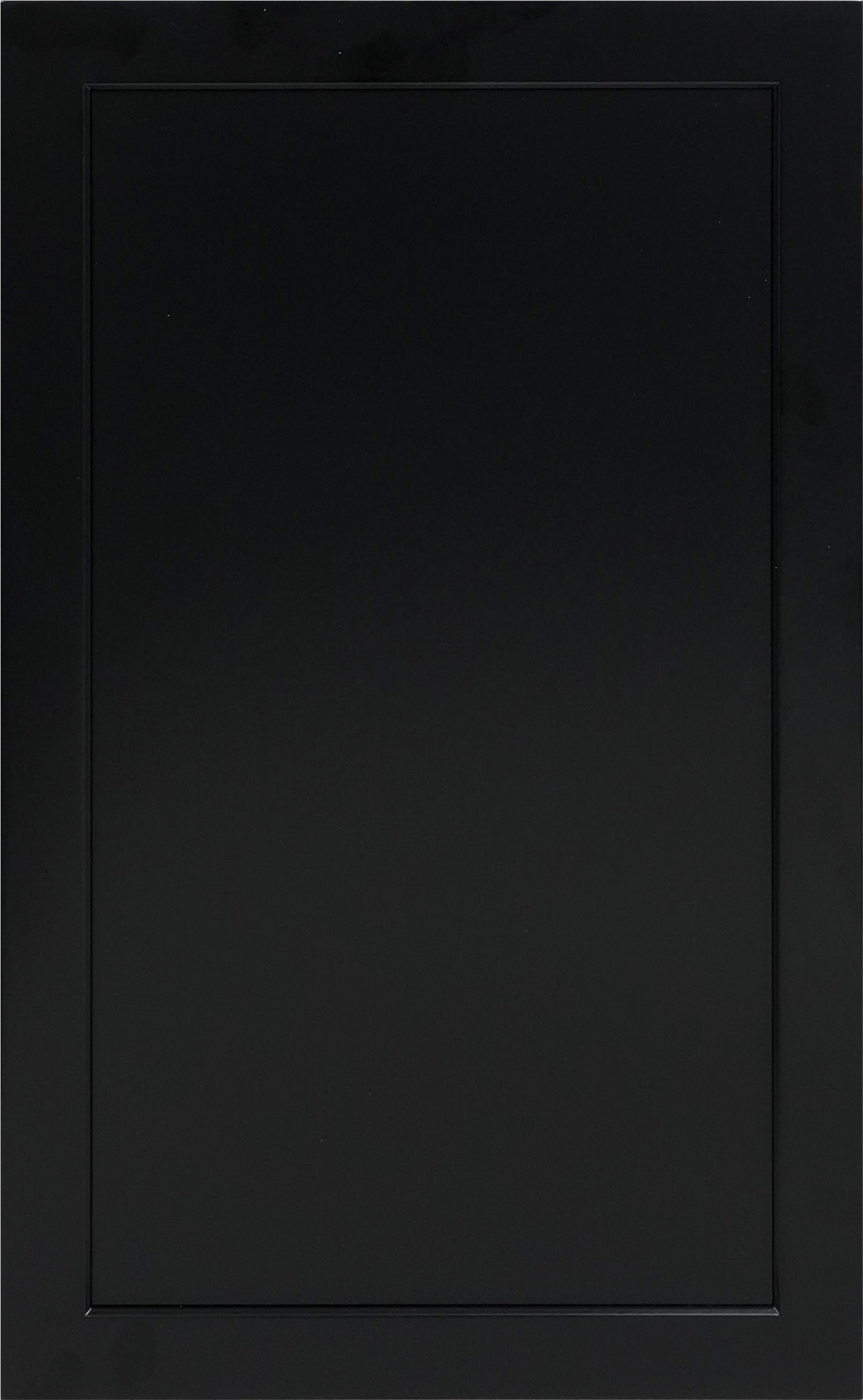 Black shaker cabinet
